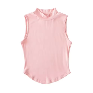 着圧トップは袖なし